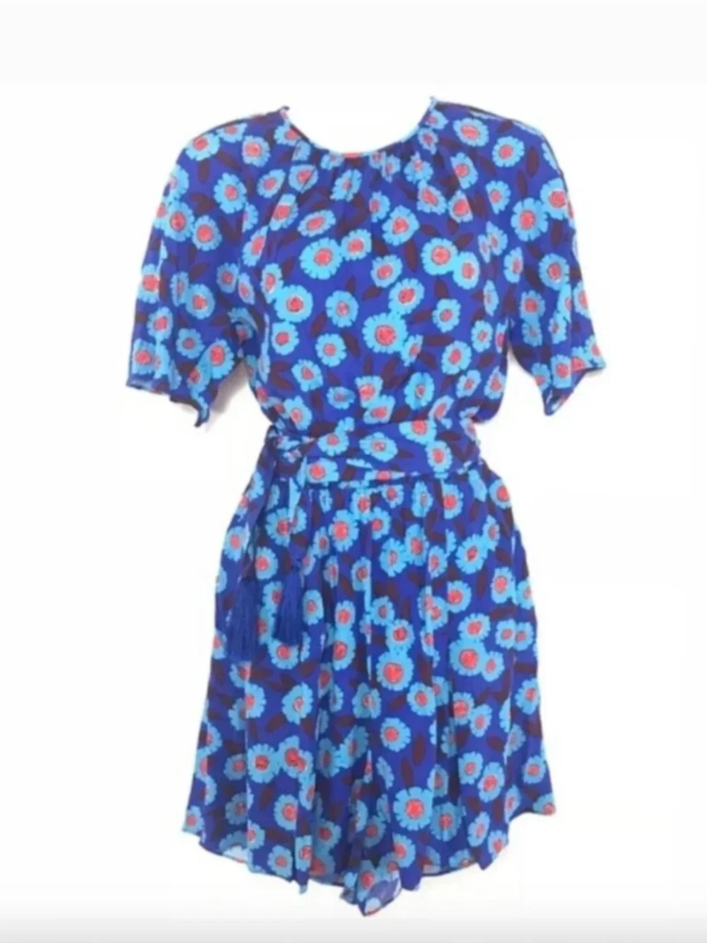 Kate Spade Tangier Floral Crepe Jumpsuit Small